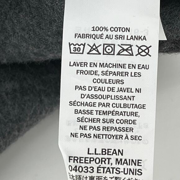 L.L. Bean Slightly Fitted Chamois Shirt Mens Size XXL 2XL Charcoal Gray - Picture 6 of 6